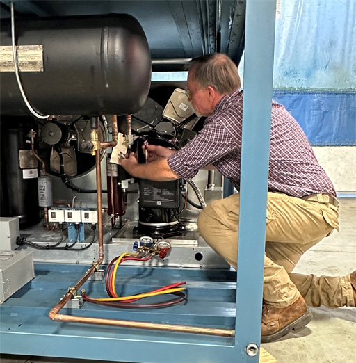 Service of environmental test chambers